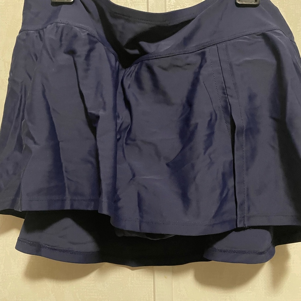 Kona Sol Navy Blue Swim Skirt